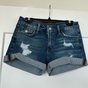 Joe’s Cuffed Distressed Jean Shorts 26